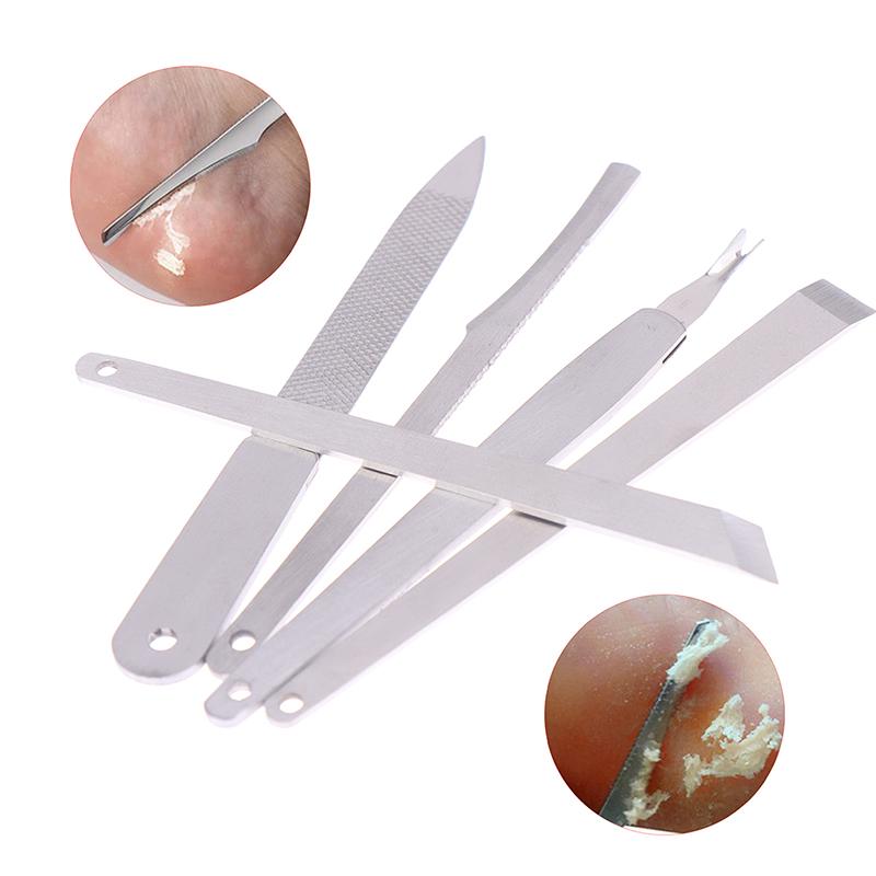 Semplice lima per unghie, forchetta per pelle morta, strumento per manicure e pedicure, coltello per pedicure, strumento di bellezza_voghion.com