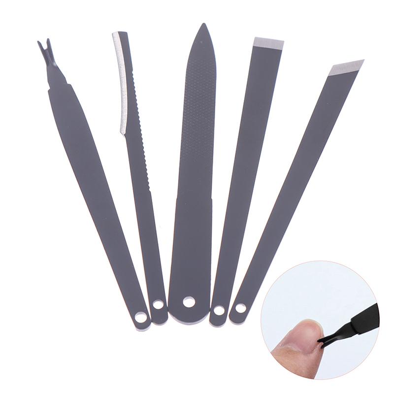 Semplice lima per unghie, forchetta per pelle morta, strumento per manicure e pedicure, coltello per pedicure, strumento di bellezza_voghion.com