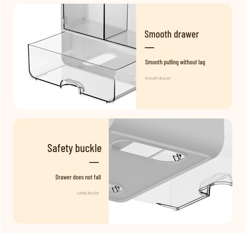 Organizer da parete per bagno per dischetti e accessori trucco_voghion.com