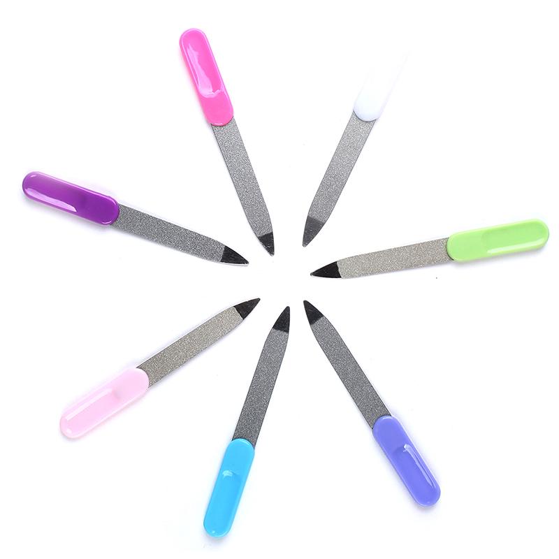 Lime à ongles double face en acier inoxydable (lot de 2) - Outil de manucure et pédicure_voghion.com