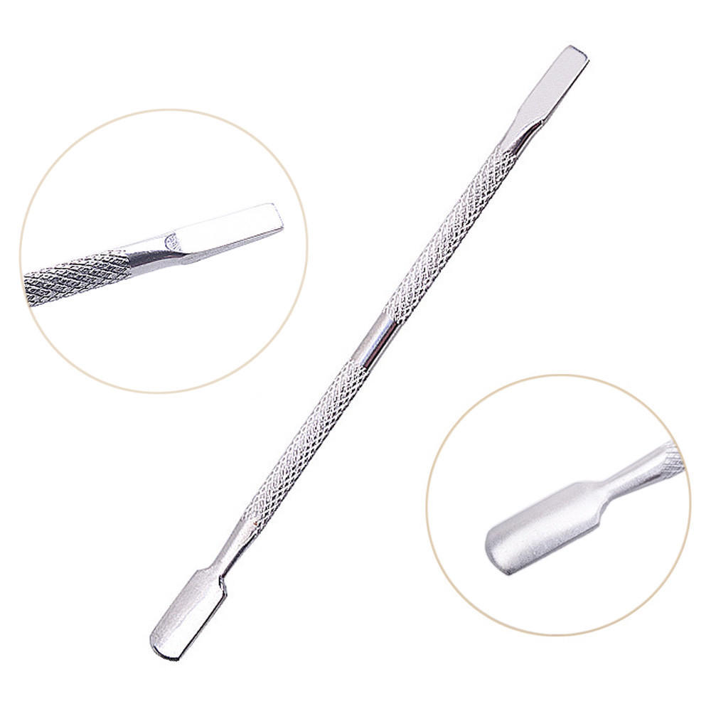 4 PC/set Double Ended Nail Pusher Romover Cuticle Manicure Pedicure Nail Cleaner_voghion.com
