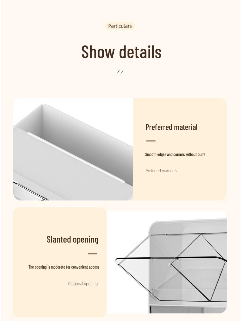 Organizer da parete per bagno per dischetti e accessori trucco_voghion.com