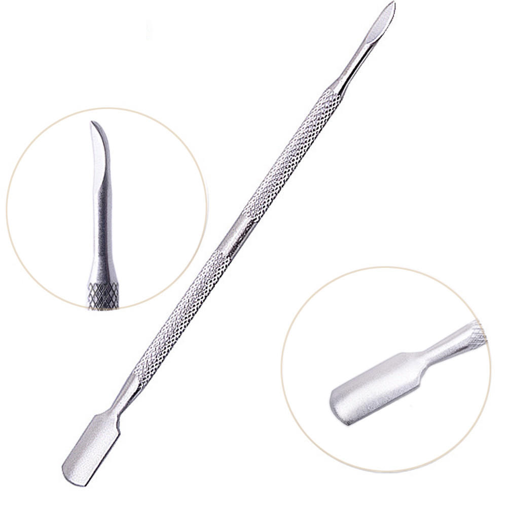 4 PC/set Double Ended Nail Pusher Romover Cuticle Manicure Pedicure Nail Cleaner_voghion.com