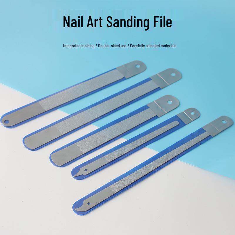 Double-Sided Stainless Steel Nail File For Manicure & Pedicure_voghion.com