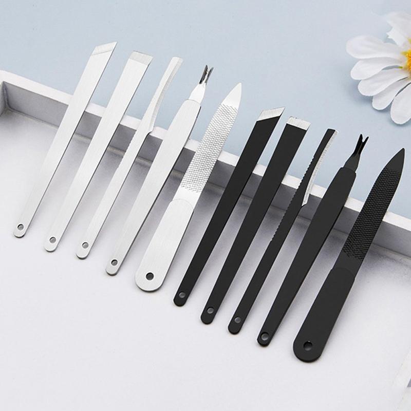 Semplice lima per unghie, forchetta per pelle morta, strumento per manicure e pedicure, coltello per pedicure, strumento di bellezza_voghion.com